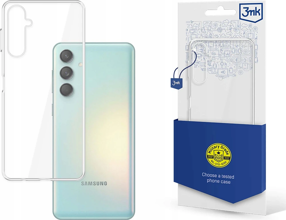 3mk dėklas telefonui skaidrus Samsung Galaxy M55