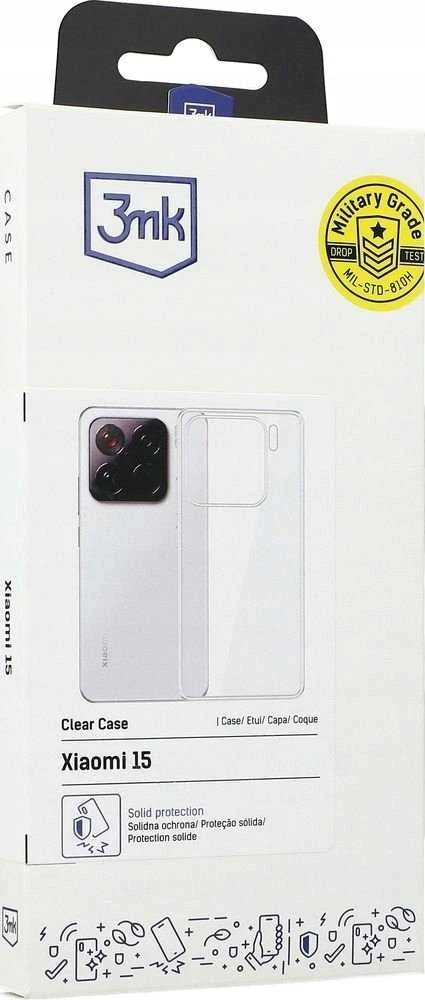 3mk Clear Xiaomi 15 - dėklas telefonui skaidrus