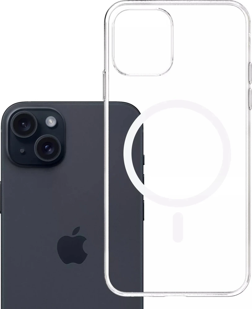 Dėklas 3MK Clear MagCase iPhone 15 Plus