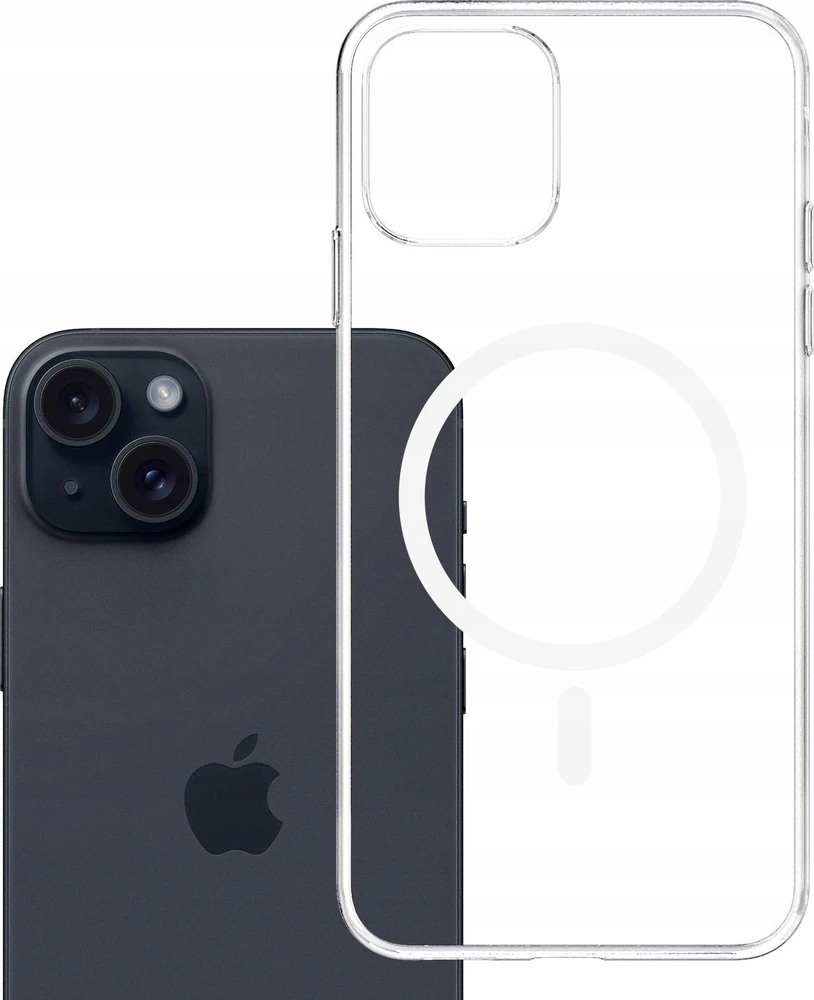 3MK skaidrus MagDėklas Apple iPhone 15