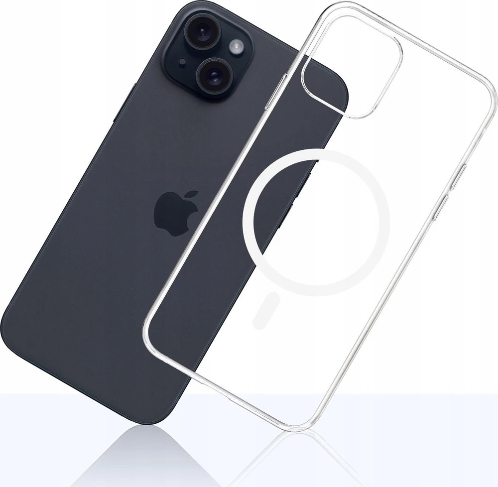 3MK skaidrus MagDėklas Apple iPhone 15
