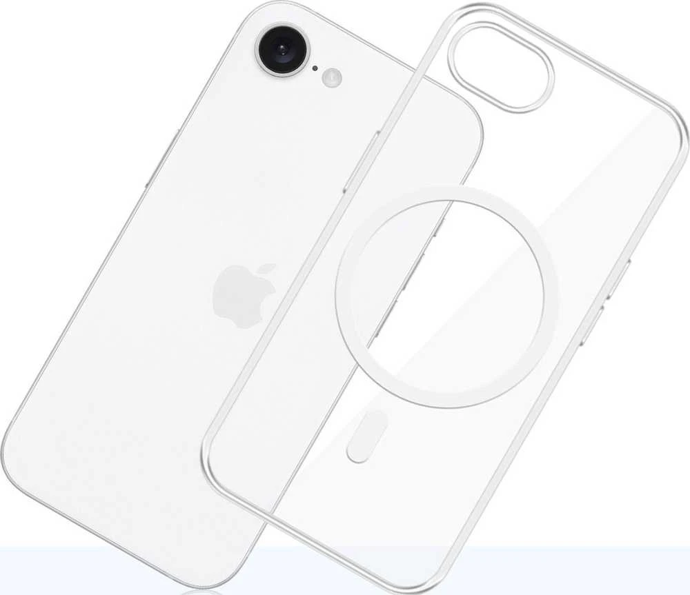3MK skaidrus MagDėklas Apple iPhone 16E
