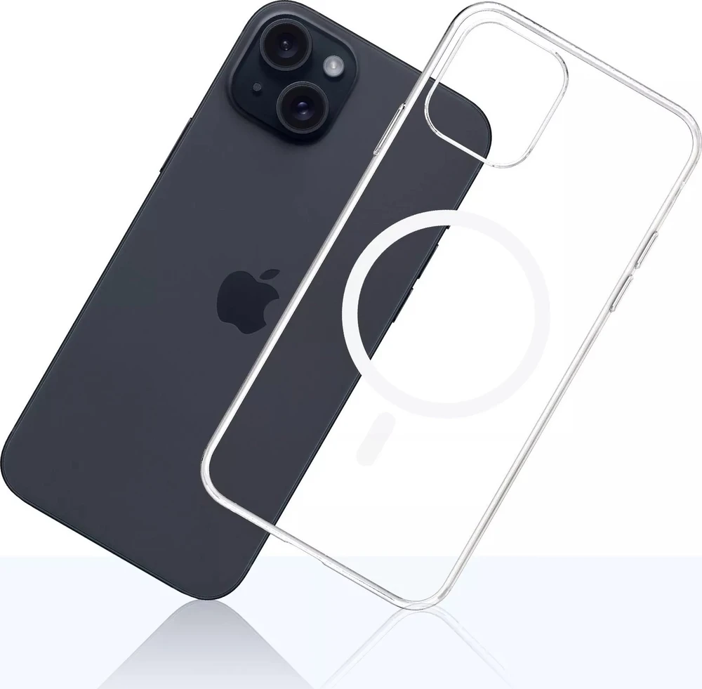 Dėklas 3MK Clear MagCase iPhone 15 Plus
