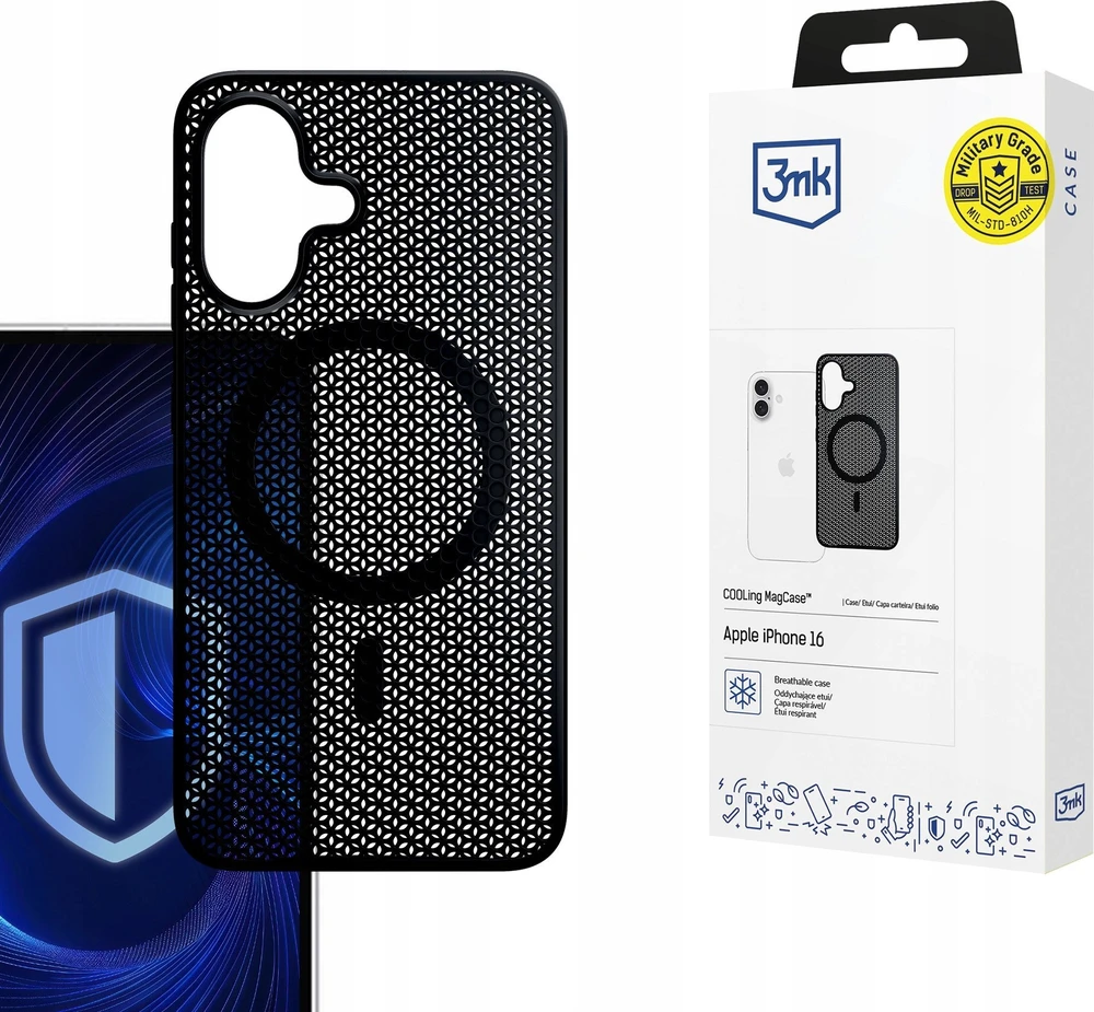 Dėklas 3MK COOLing Mag Apple iPhone 16