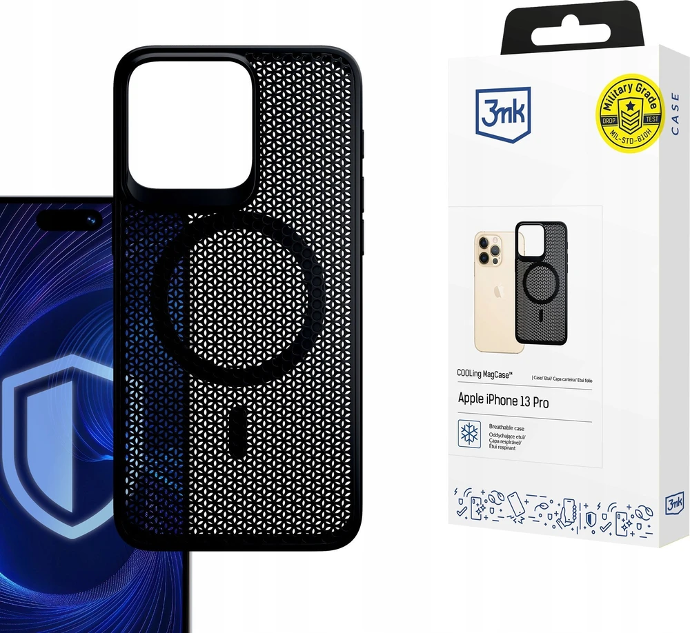 3mk COOLing Mag Apple iPhone 13 Pro - dėklas telefonui juodos spalvos