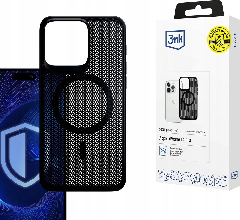 3mk COOLing MagApple iPhone 14 Pro - dėklas telefonui juodos spalvos