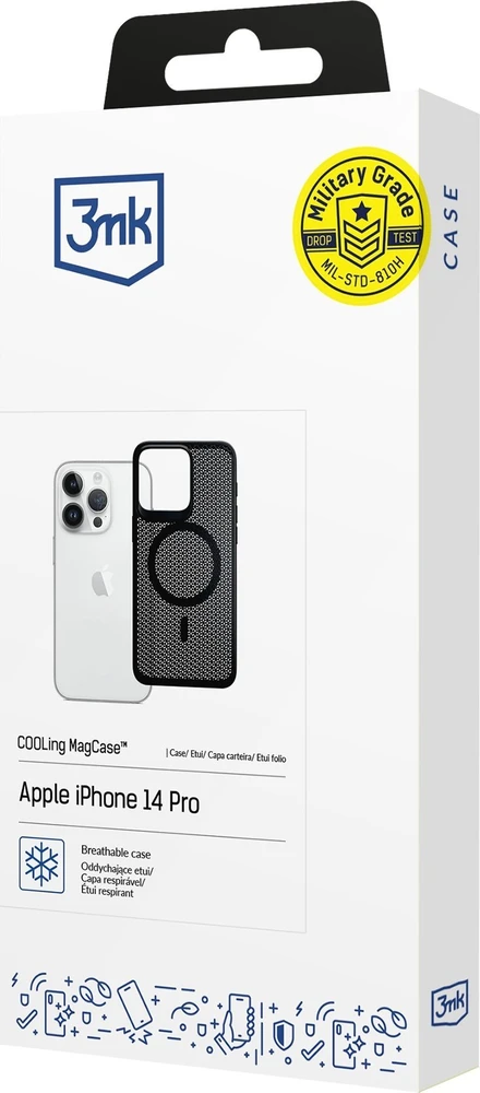 3mk COOLing MagApple iPhone 14 Pro - dėklas telefonui juodos spalvos