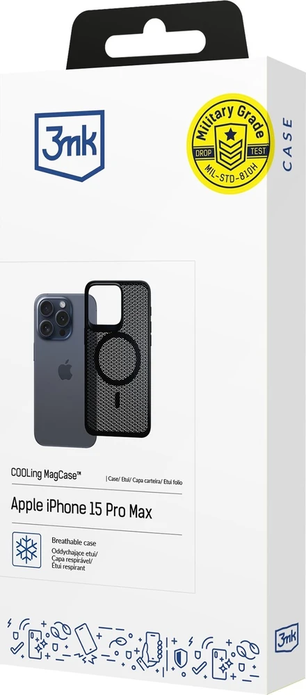 Dėklas 3MK COOLing Mag Apple iPhone 15 Pro Max