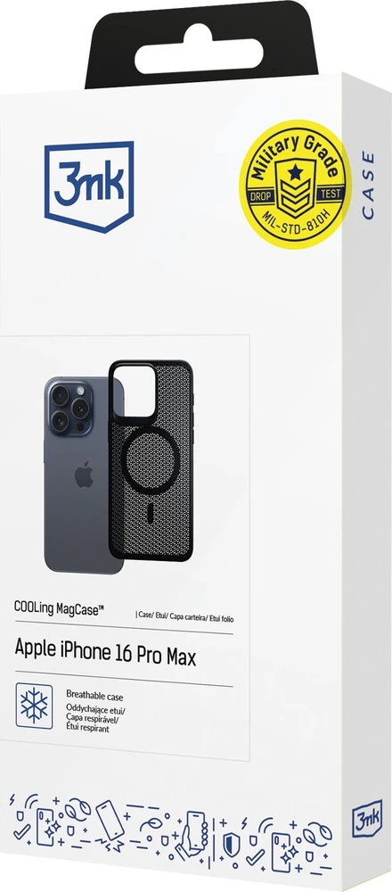 Dėklas 3MK COOLing Mag Apple iPhone 16 Pro Max