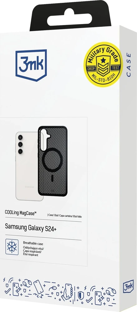 3mk COOLing MagSamsung Galaxy S24 Plus - dėklas telefonui juodos spalvos