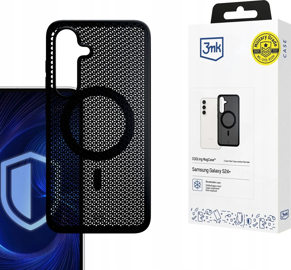 3mk COOLing MagSamsung Galaxy S24 Plus - dėklas telefonui juodos spalvos