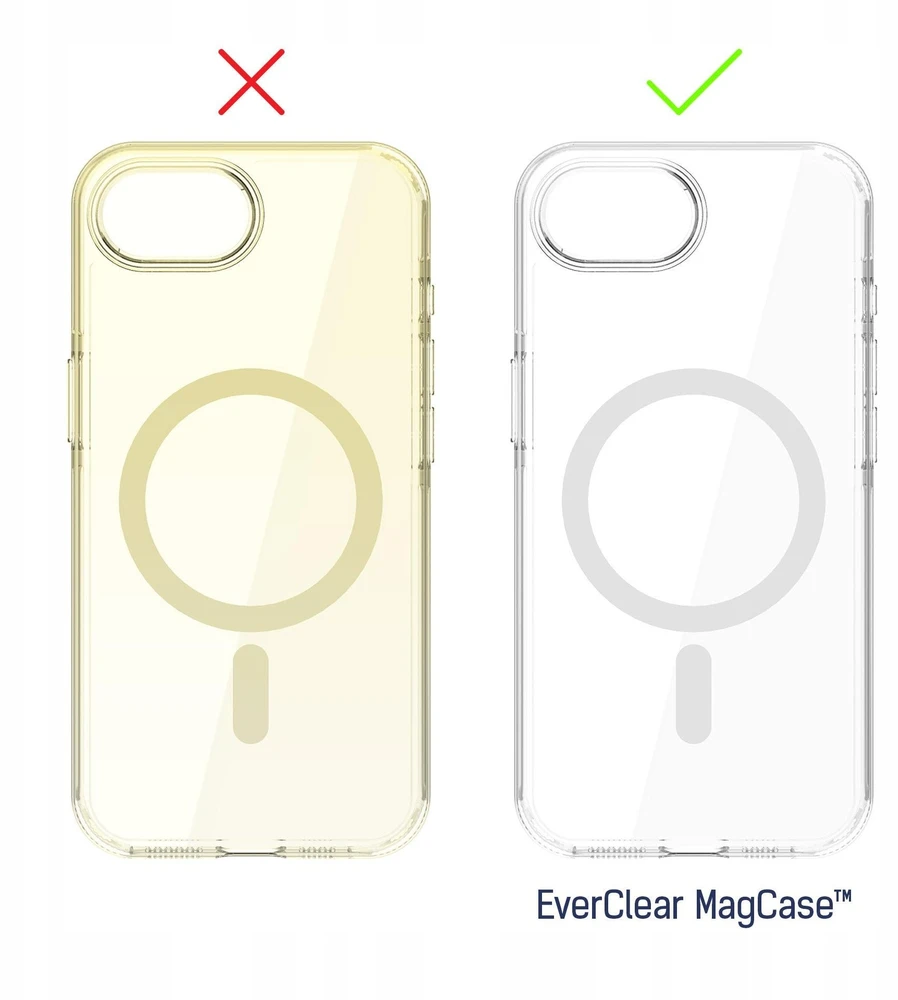 Dėklas 3MK EverClear MagCase skirtas Apple iPhone 16e