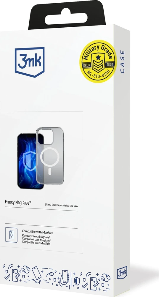 3mk Frosty MagCase Baltas Apple iPhone 15 Pro - dėklas telefonui baltos spalvos