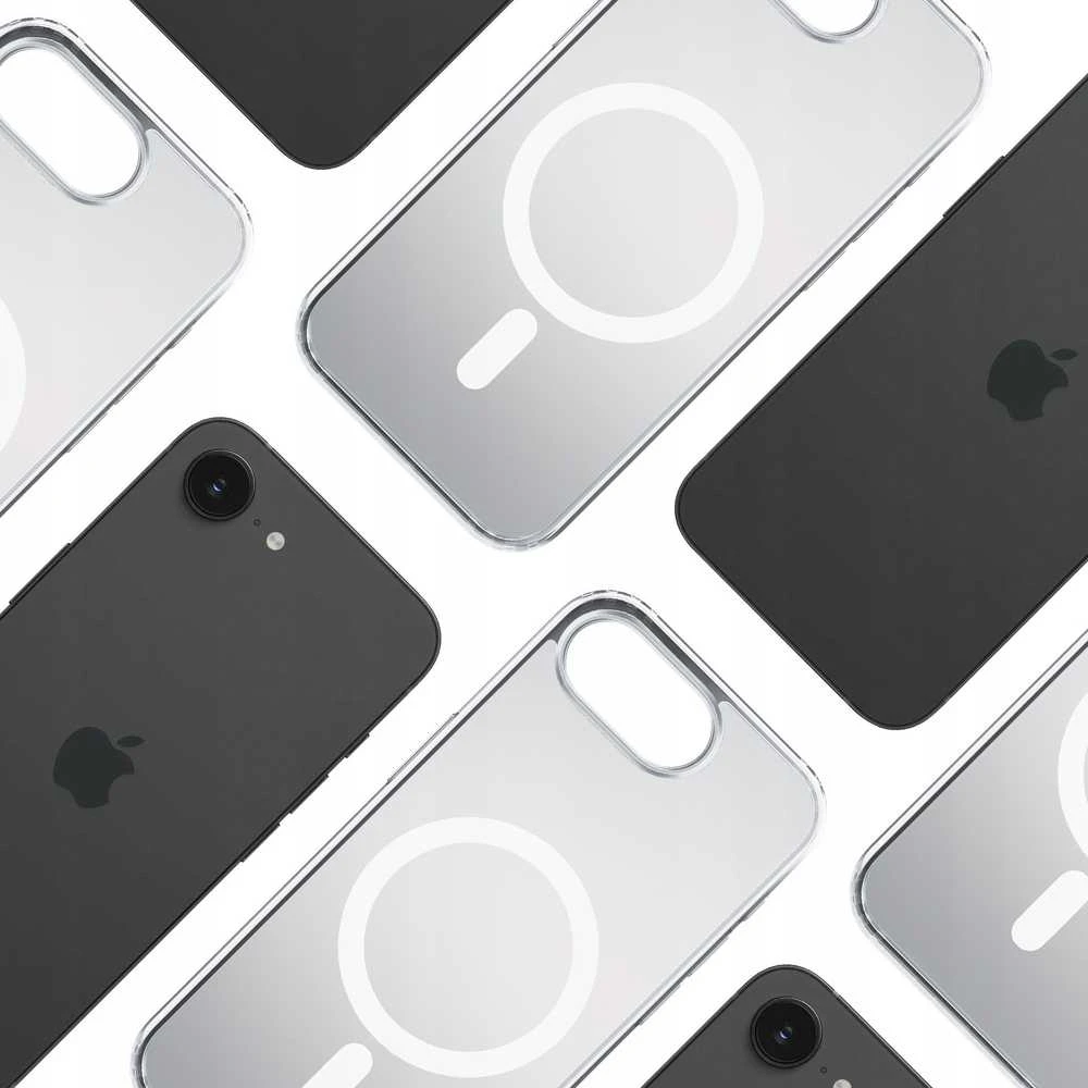Dėklas 3mk Frosty MagCase, skirtas Apple iPhone 16E - baltas