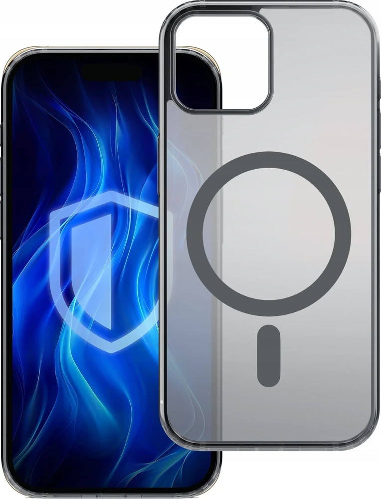 3MK Frosty MagApple iPhone 15 Plusdėklas telefonui juodos spalvos/dėklas telefonui juodos spalvos