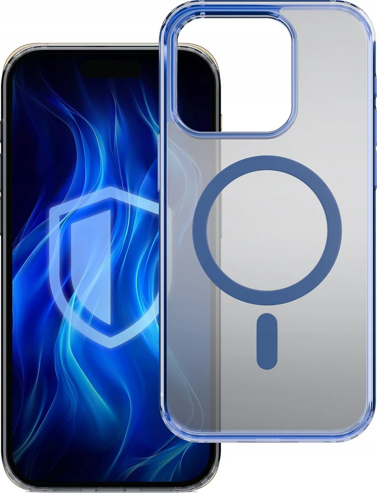 3MK Frosty Mag Apple iPhone 16 Pro dėklas telefonui mėlynos spalvos