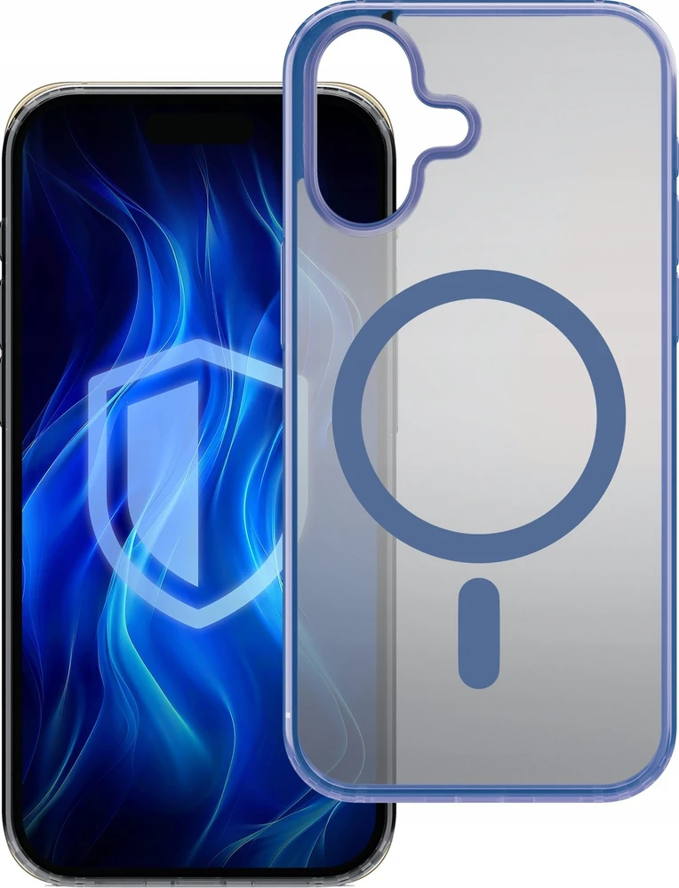 3mk Frosty MagCase Mėlyna Apple iPhone 16 Plus - dėklas telefonui baltos spalvos
