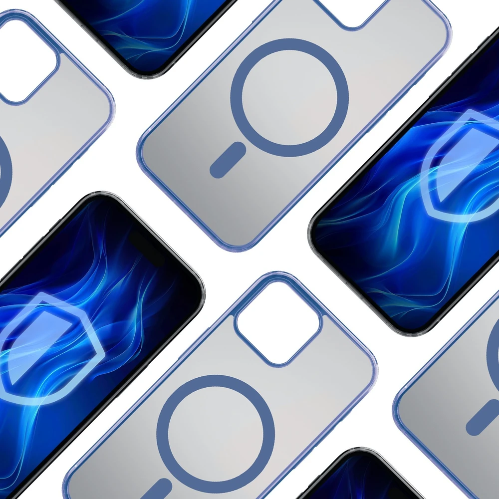 Dėklas Mėlynas Apple iPhone 14 - 3mk Frosty MagCase Mėlyna