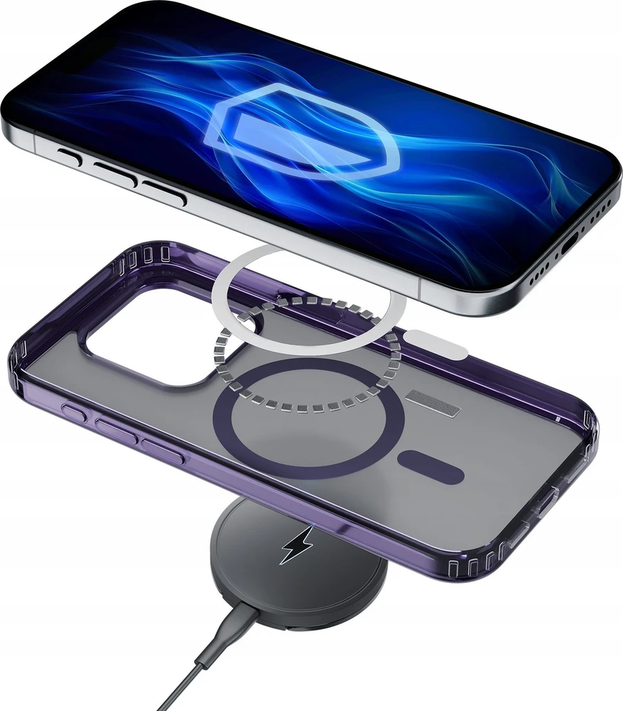 Dėklas 3mk Frosty MagCase Violetinė Case for Apple iPhone 13 Pro Max - violetinė