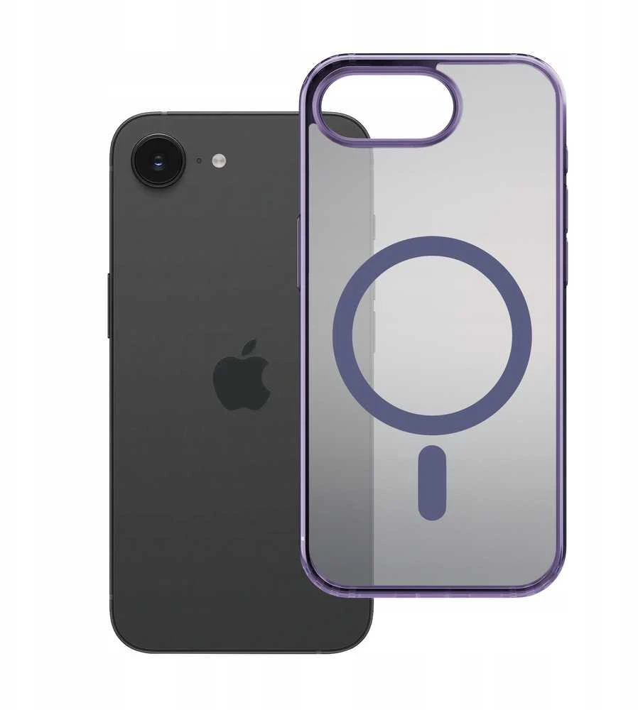 Dėklas 3mk Frosty MagCase Apple iPhone 16E - Violetinė