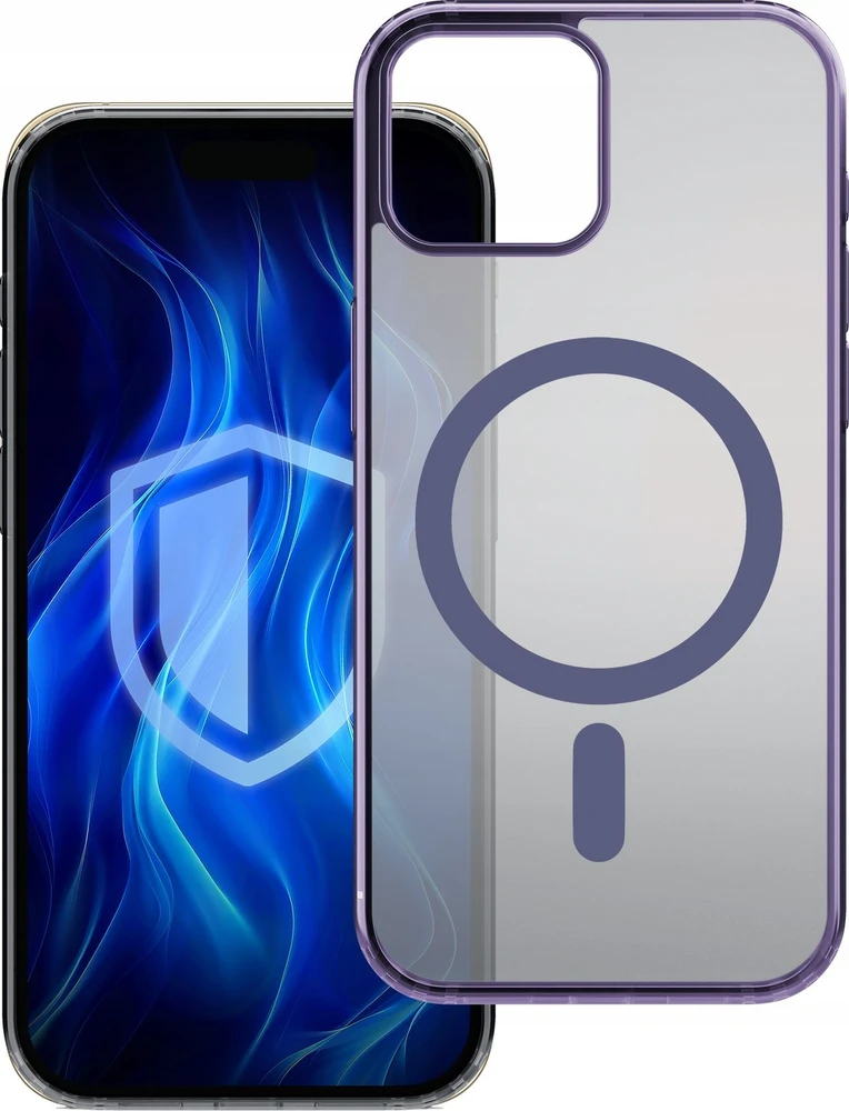 3mk Frosty MagCase Violetinė Apple iPhone 15 - dėklas telefonui violetinės spalvos