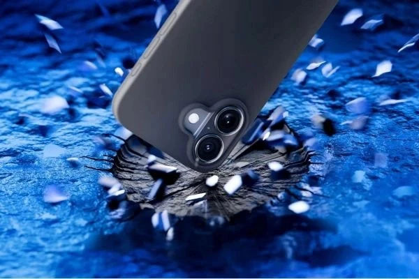 3MK Dėklas Hardy Silikoninis dėklas Graphite do Apple iPhone 16