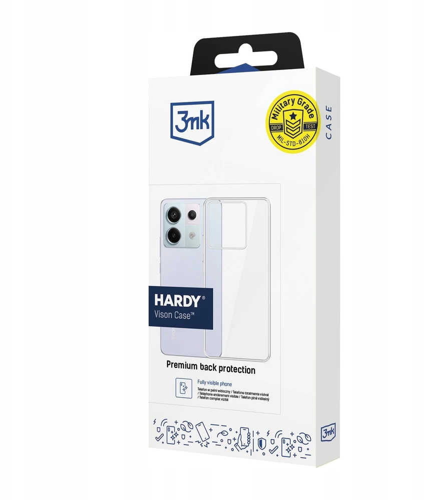 3mk Hardy Vision dėklas Motorola Edge 70 Pro telefonui
