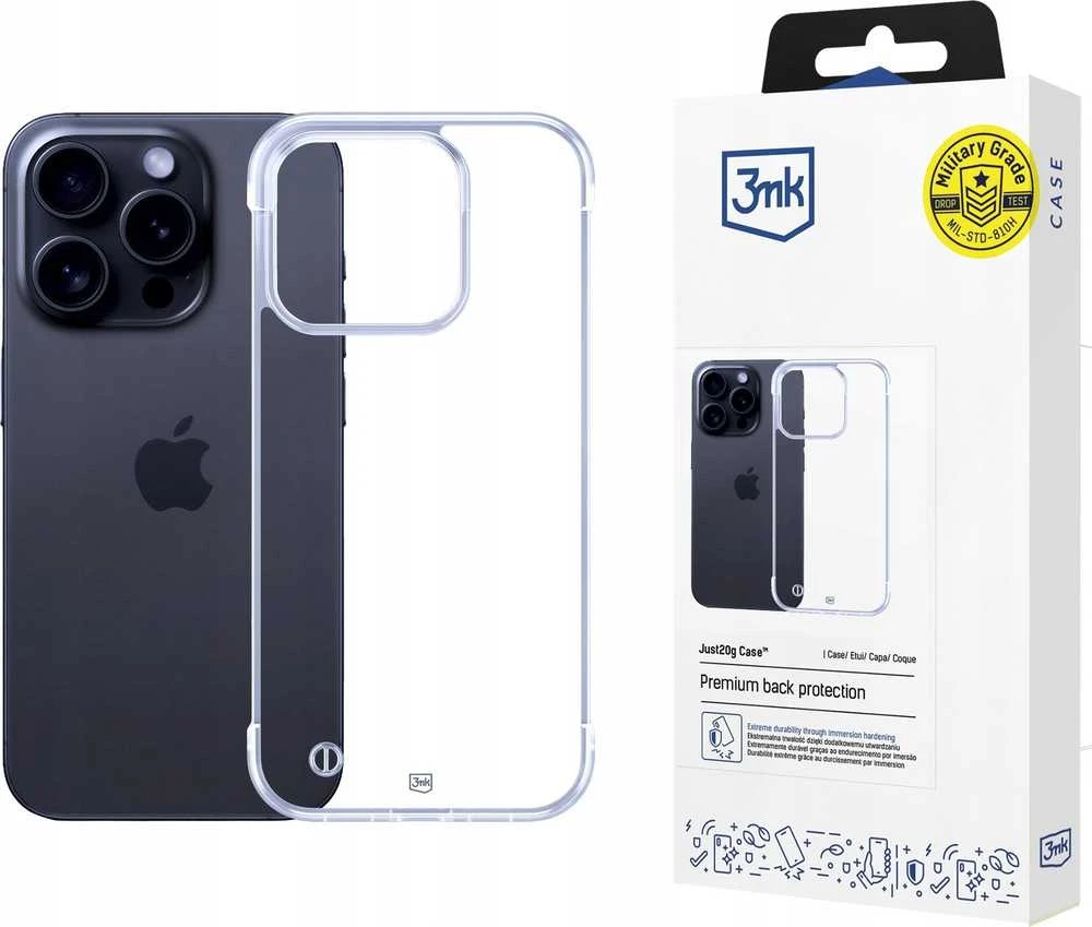Nezatříděno Dėklas 3MK Just20g Clear Case do iPhone 14 Pro