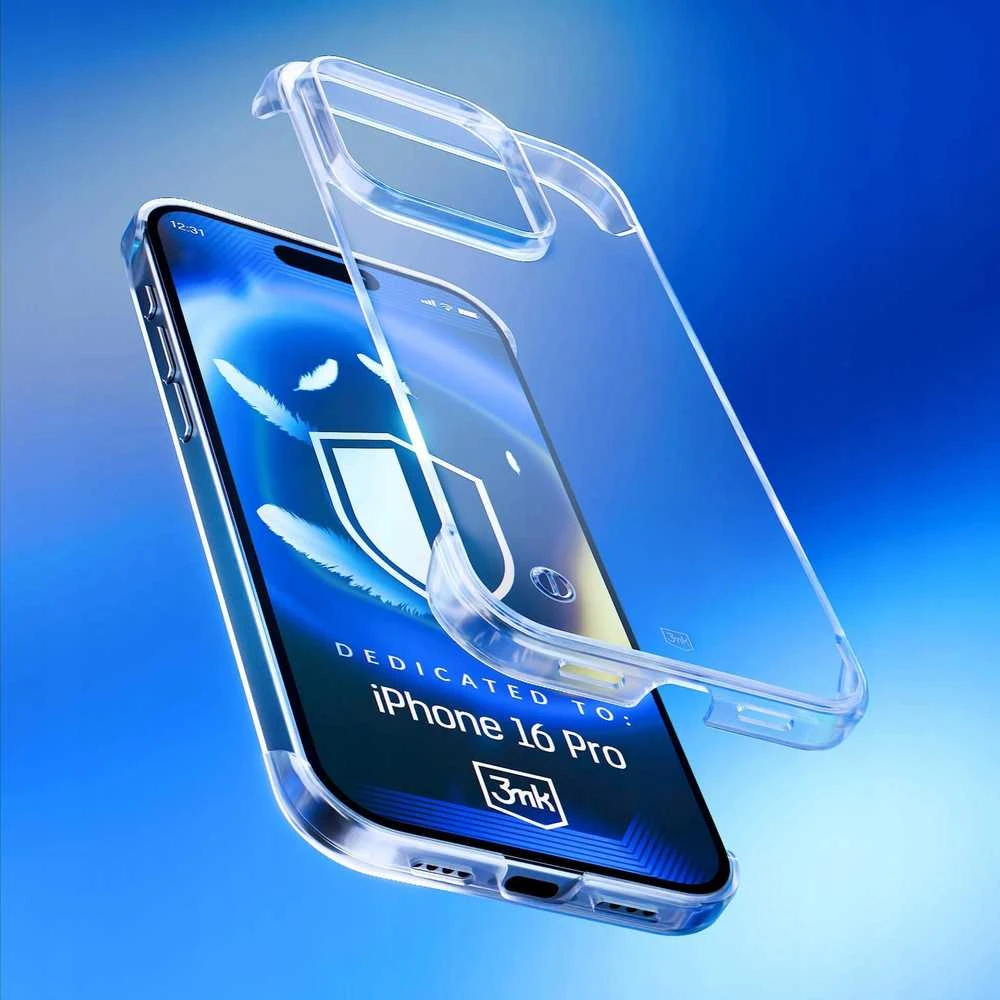 Apple iPhone 16 Pro - 3mk Just20g skaidrus dėklas