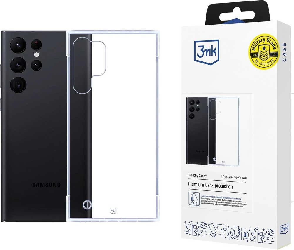Samsung Galaxy S24 Ultra - 3mk Just20g skaidrus dėklas