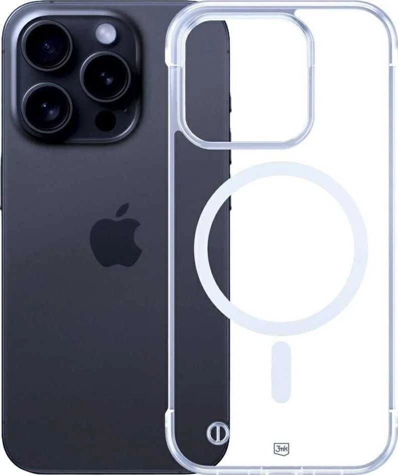 Dėklas 3Mk apsauga 3mk Just20g MagCase iPhone 13 Pro Max - skaidrus