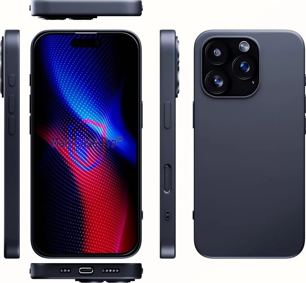 Dėklas 3MK Matt Case Pro, skirtas iPhone 16 Pro