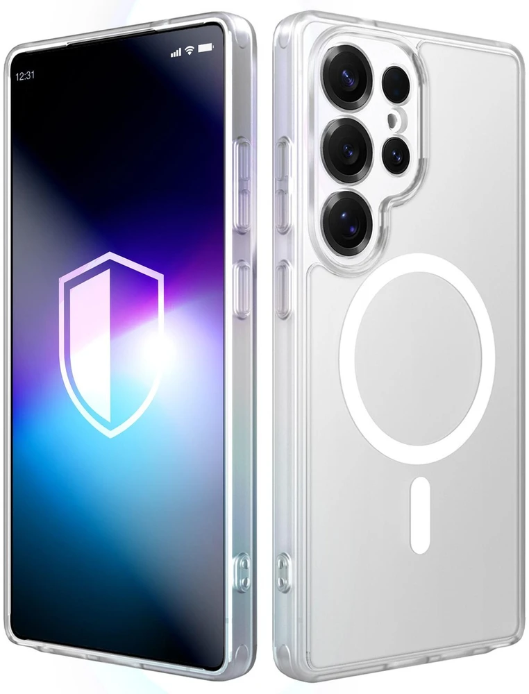 Dėklas 3MK Misty MagCase do Samsung Galaxy S25 Ultra balta