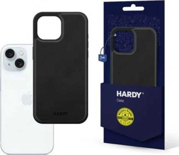 Dėklas 3mk apsauginis dangtelis HARDY Apple Silky Leather MagCase, skirtas Apple iPhone 15