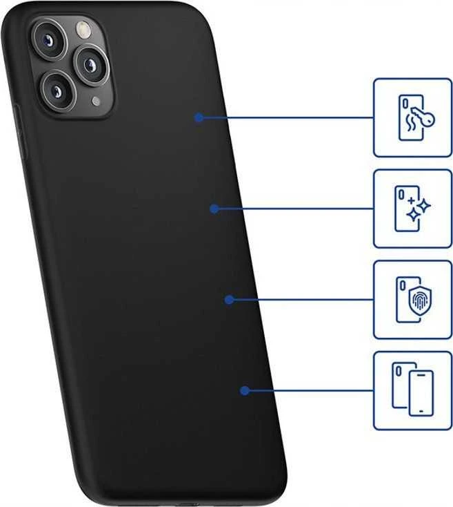 3Mk Protection 3mk matinis dėklas, skirtas iPhone 6 / 6s – juodas