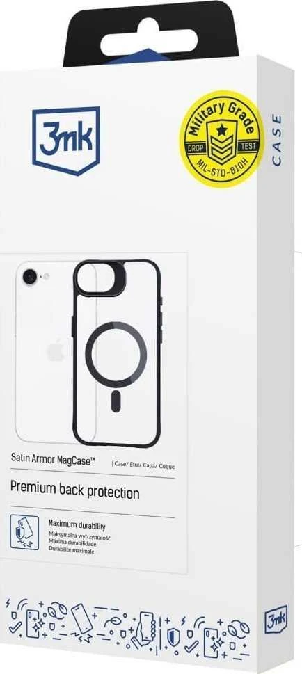 3MK Satin Armor MagDėklas Apple iPhone 16E / 17e