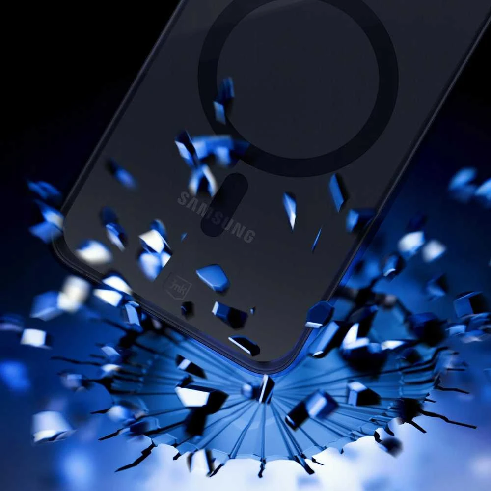 Dėklas 3mk Satin Armor MagCase, skirtas Samsung Galaxy A55 5G – skaidrus
