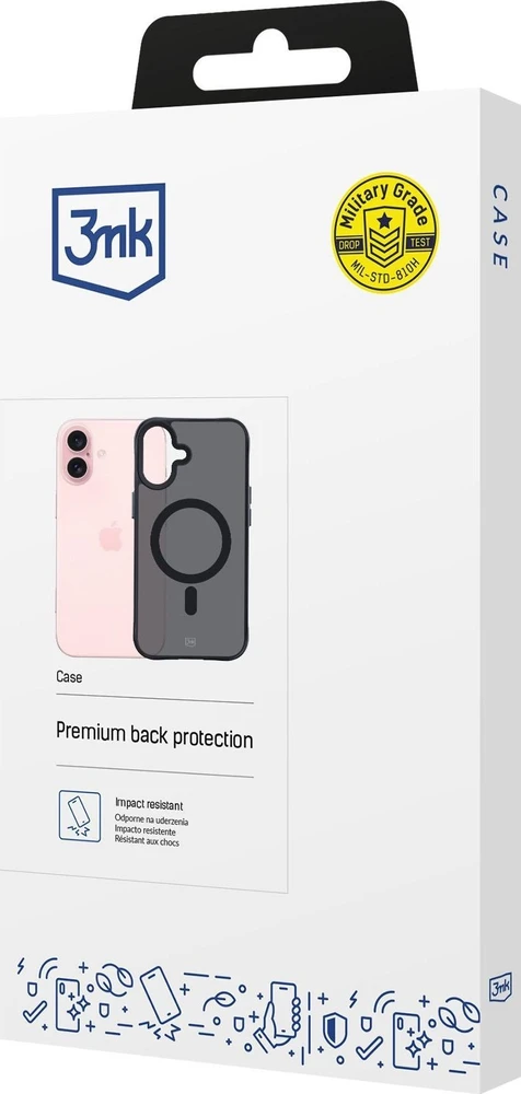 3MK Smoke MagDėklas Apple iPhone 16