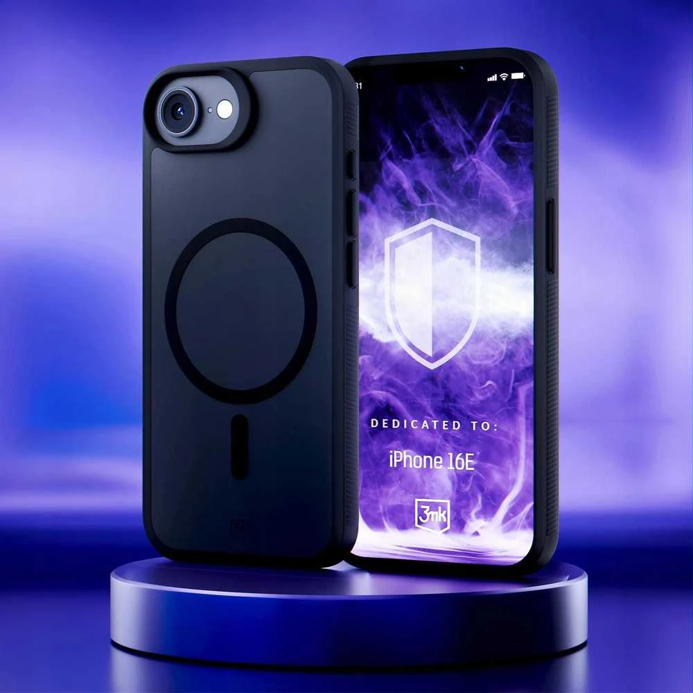 Dėklas Apple iPhone 16E – 3mk Smoke MagCase