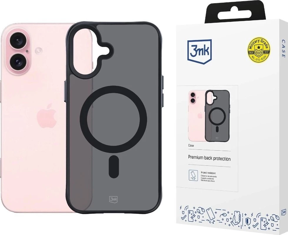 3MK Smoke MagDėklas Apple iPhone 16