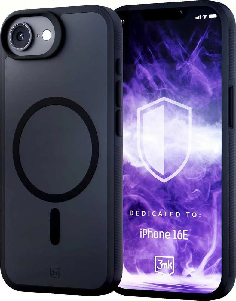 Dėklas Apple iPhone 16E – 3mk Smoke MagCase