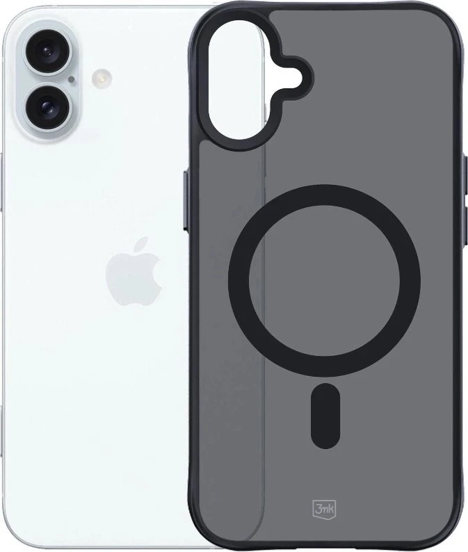 3mk Smoke MagCase with MagSafe Apple iPhone 16 Plus - semi-dėklas telefonui skaidrus