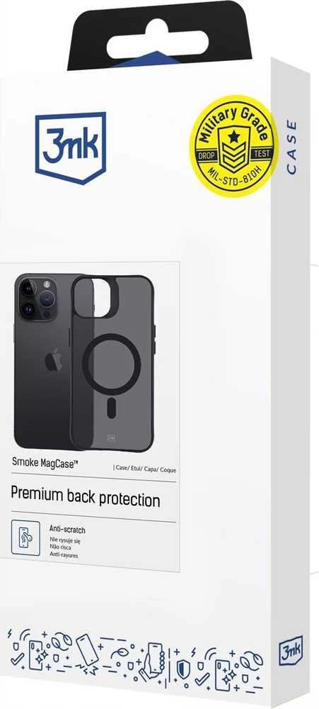 3mk Smoke MagCase with MagSafe Apple iPhone 14 Pro - Semi-dėklas telefonui skaidrus
