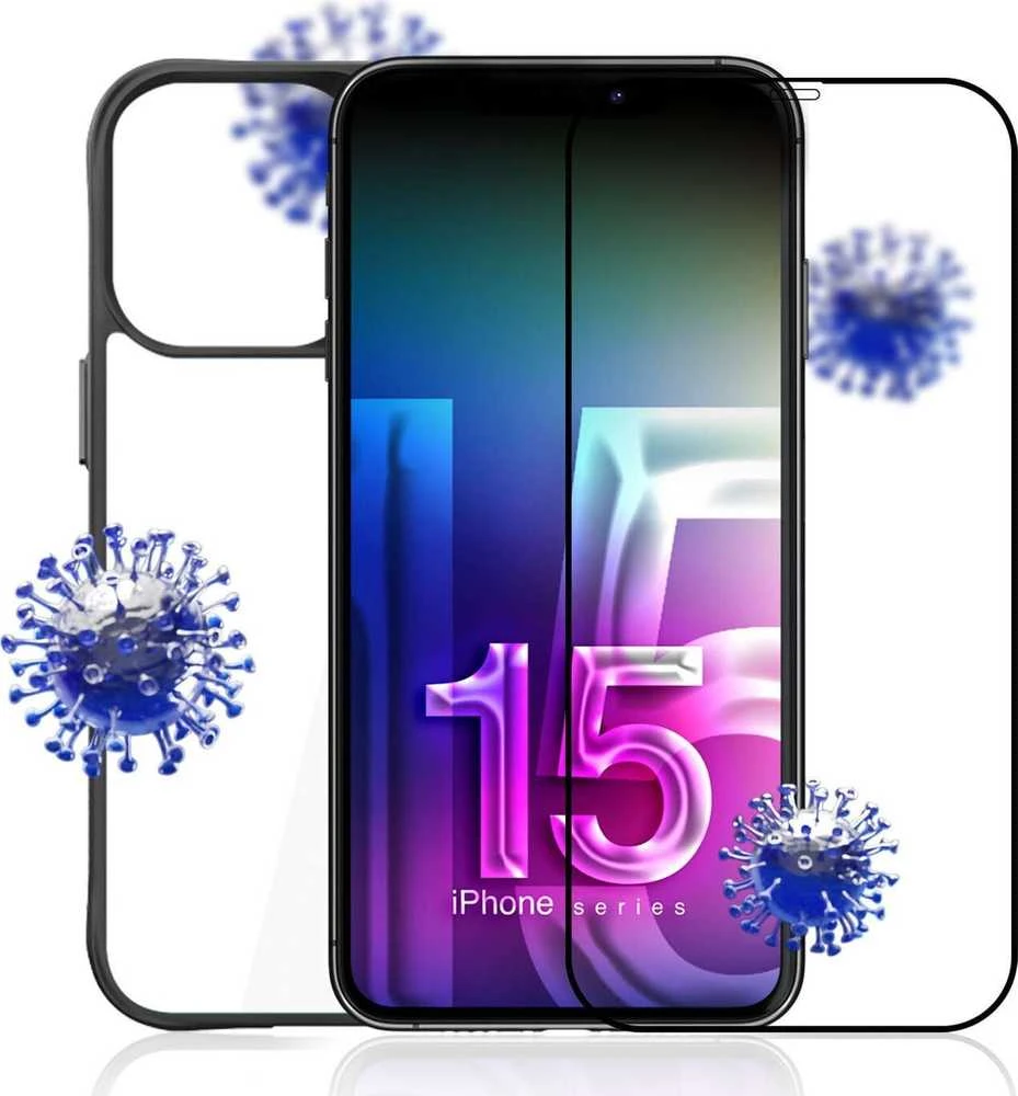 Dėklas Apple iPhone 15 Pro Max – 3mk komforto rinkinys 4 viename