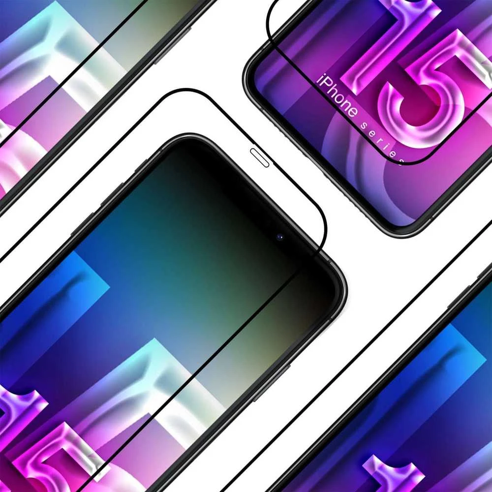 Dėklas Apple iPhone 15 Pro Max – 3mk komforto rinkinys 4 viename