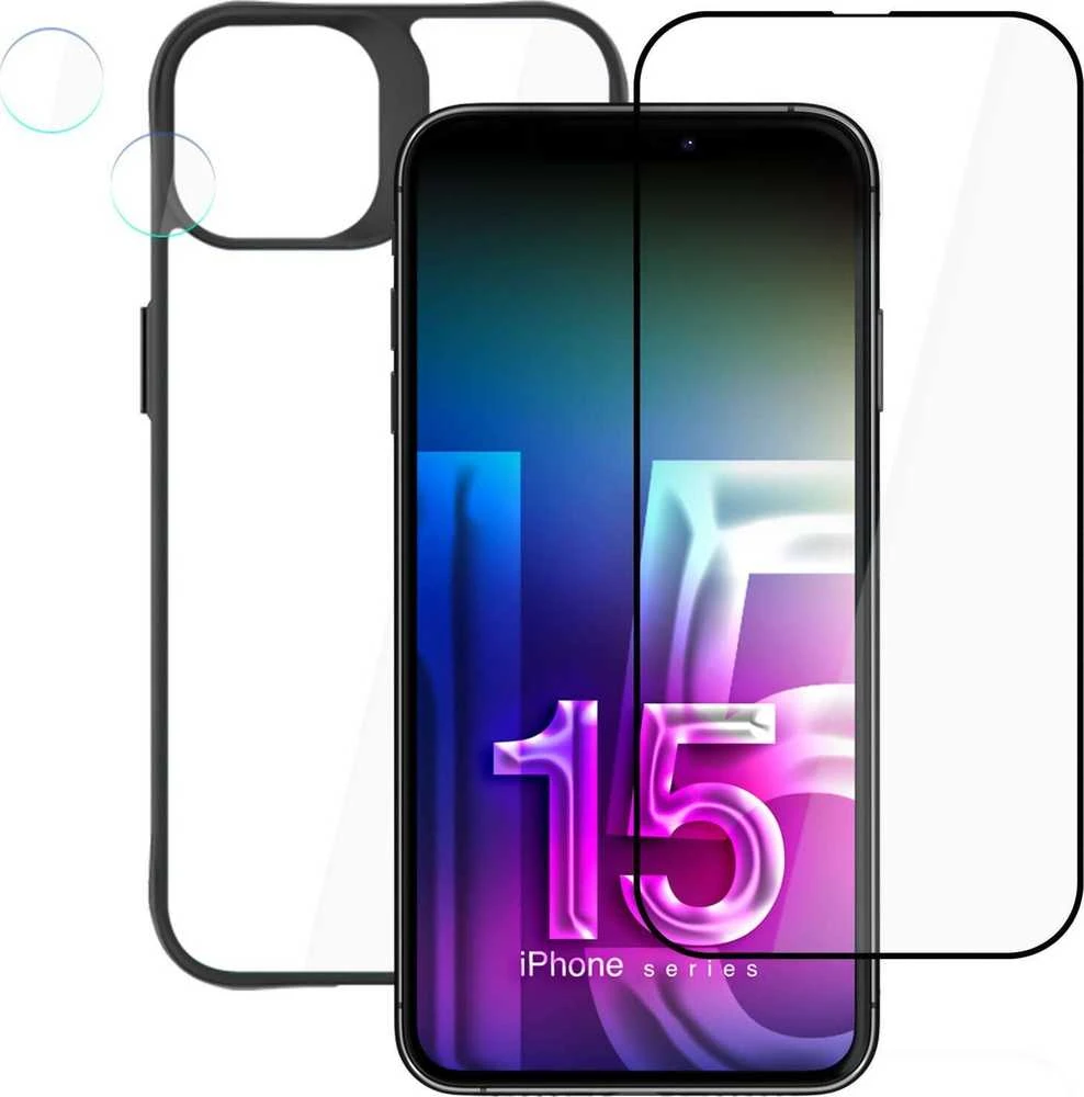 Apple iPhone 15 Plus – 3mk komforto rinkinys 4 viename