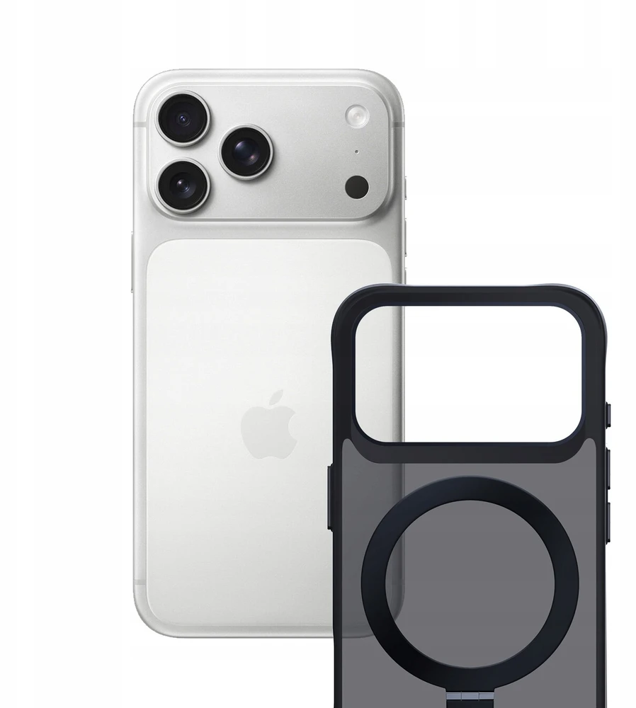 Dėklas 3MK Smoke Dėklas Mag&Stand for Apple iPhone 17 Pro