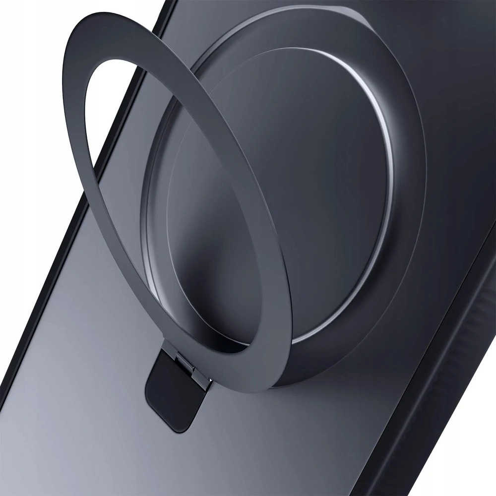3Mk apsaugos 3mk dūminis dėklas su magnetu ir stovu iPhone 17 - juodas