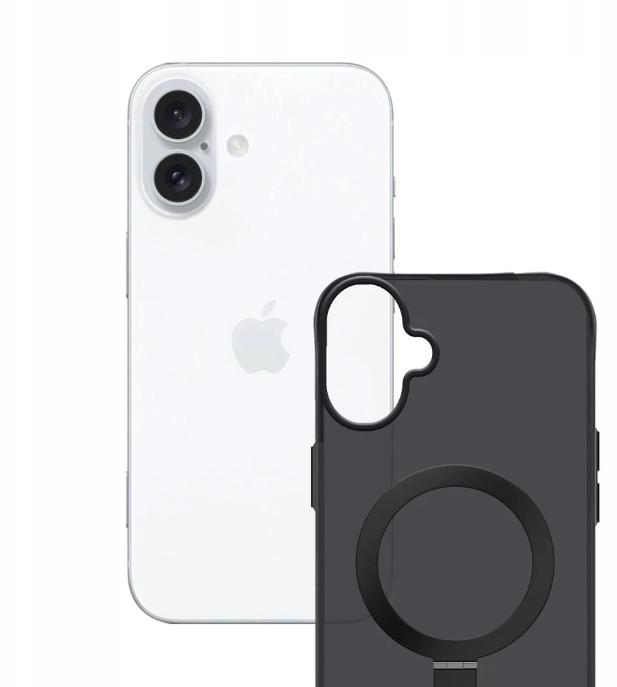 3Mk apsaugos 3mk dūminis dėklas su magnetu ir stovu iPhone 17 - juodas