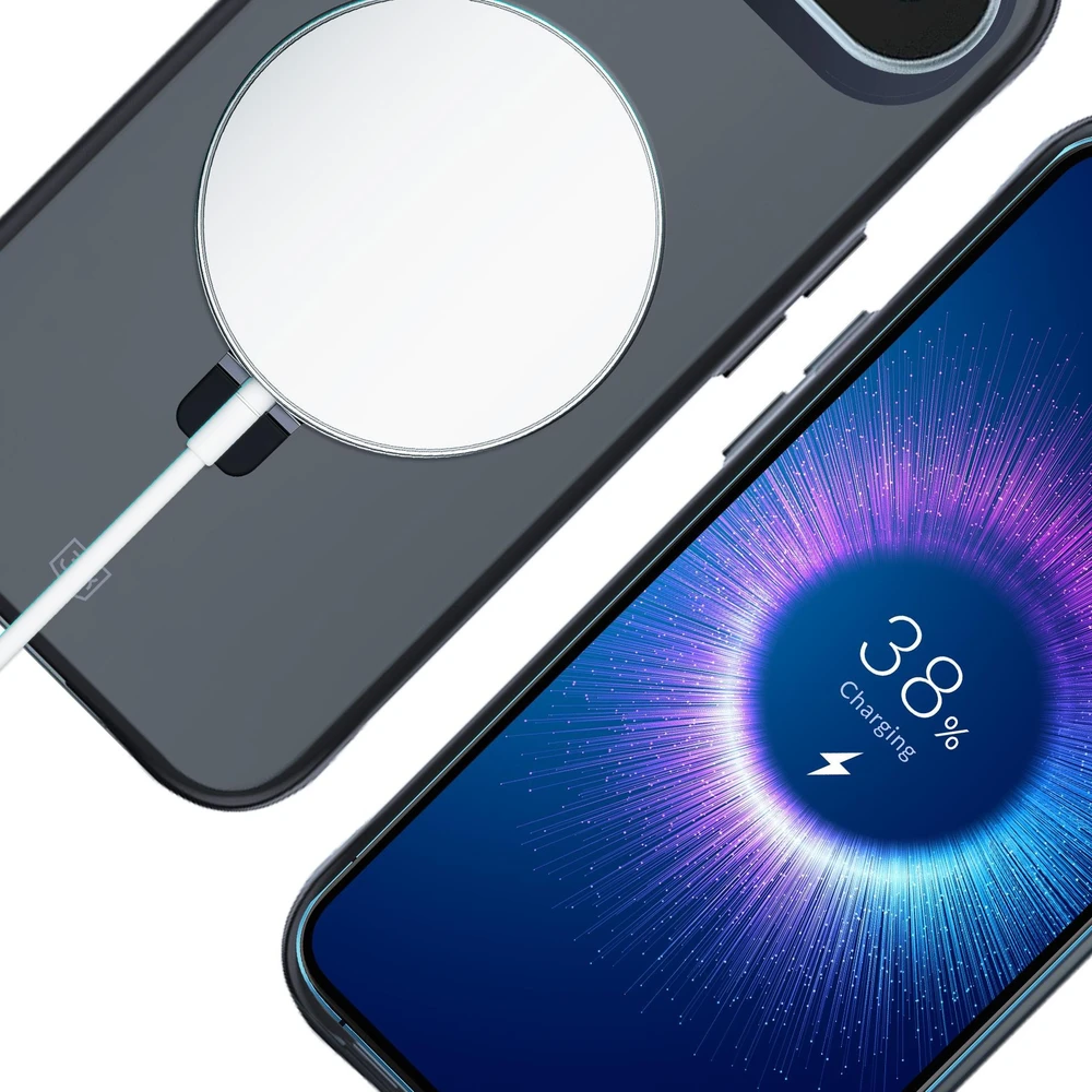 3Mk apsauga 3mk dūminis dėklas su magnetu ir stovu iPhone Air - Juodas